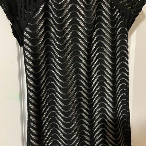 New Direction  black and white blouse size M - Picture 3 of 8